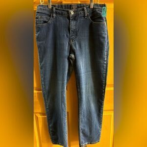 Riders By Lee Womens 14M Classic Fit Dark Wash High Waist 5-Pocket.